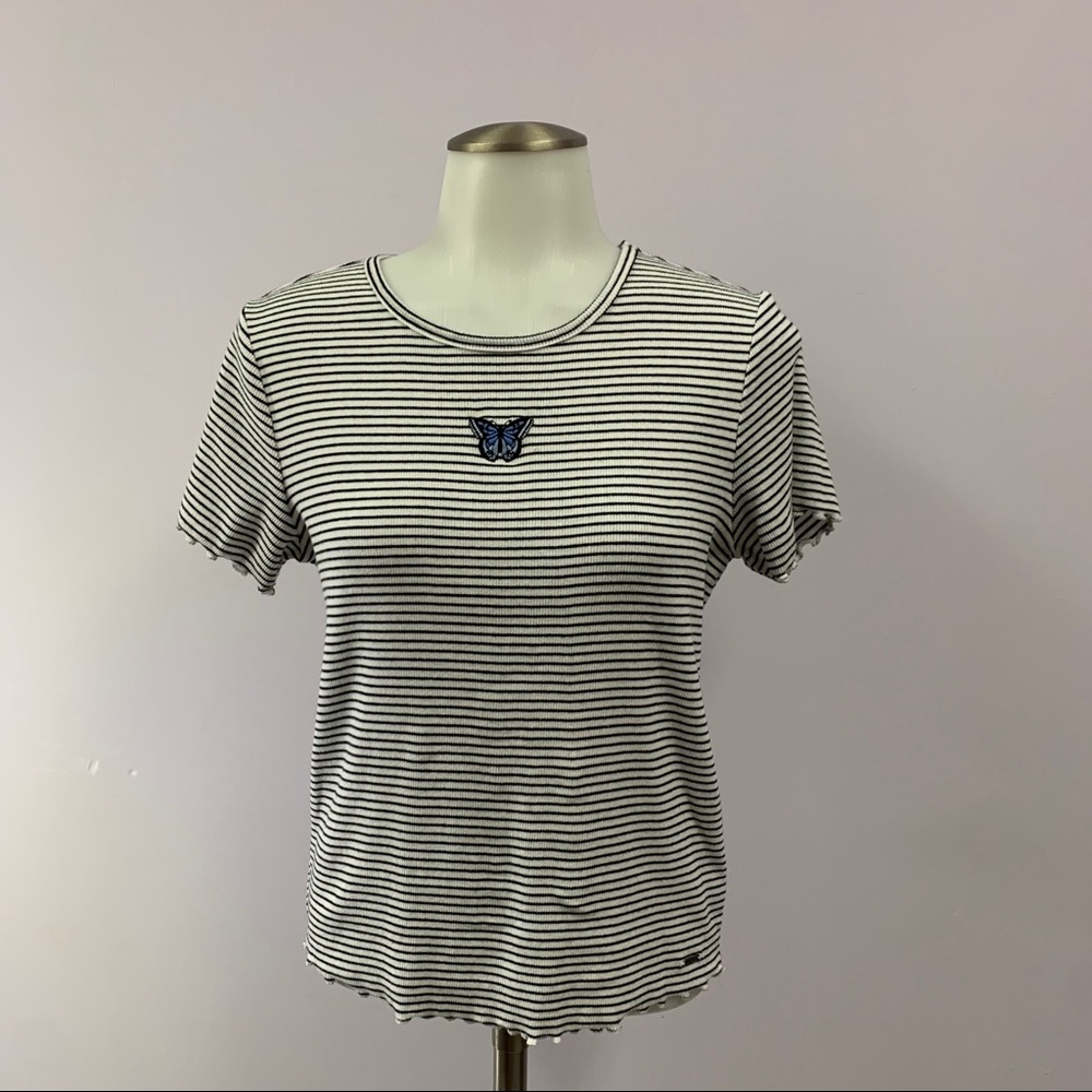 COPY - Hollister must-have butterfly baby tee.